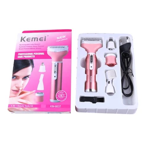 Depiladora Recargable 4 En 1, Cejas, Nariz, Bozo Y Piernas New.